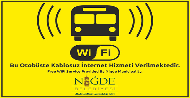 Niğde Belediyesi Otobüslerde Ücretsiz İnternet Dönemini Başlattı